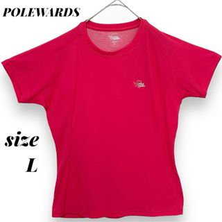 ポールワーズ(POLEWARDS)の【未使用品】POLEWARDS/ポールワーズ 半袖Tシャツ L トップス ピンク(登山用品)