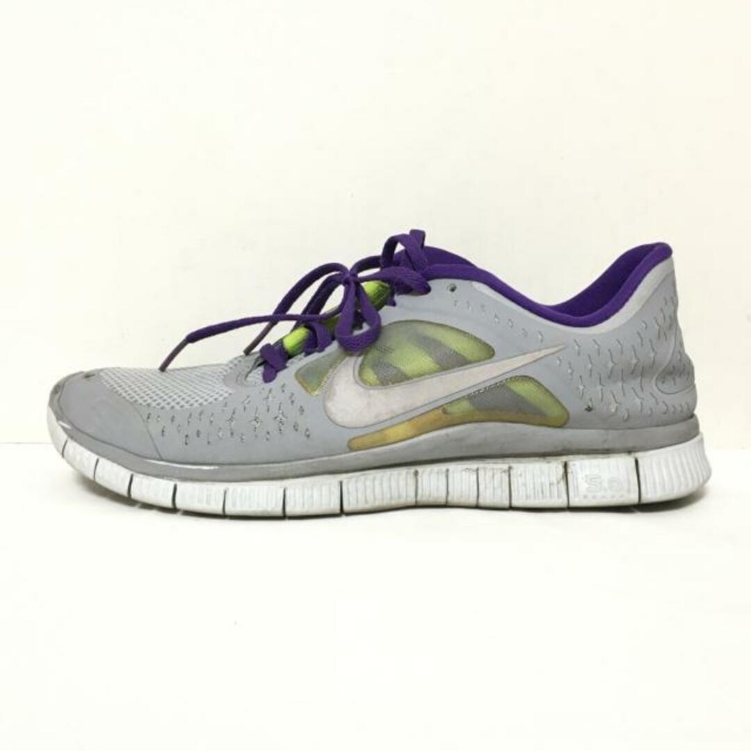 NIKE(ナイキ)のNIKE(ナイキ) スニーカー 28 メンズ フリーラン+3 510642-004 グレー インソール取外し可/メッシュ PVC(塩化ビニール)×化学繊維 メンズの靴/シューズ(スニーカー)の商品写真