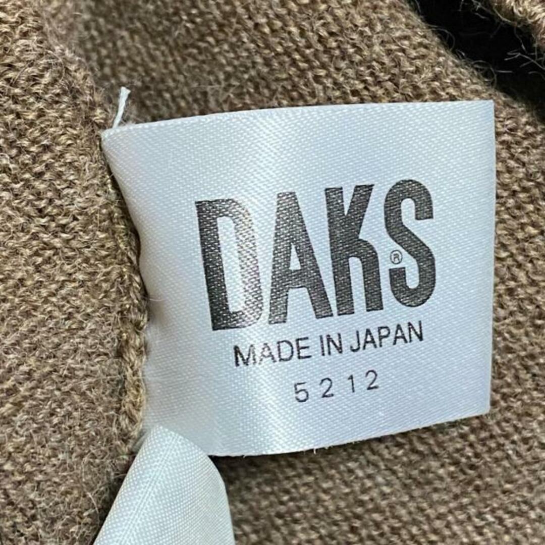 DAKS(ダックス)のDAKS(ダックス) 長袖セーター サイズF レディース美品  - ライトブラウン ハイネック/肩パッド(着脱可) レディースのトップス(ニット/セーター)の商品写真