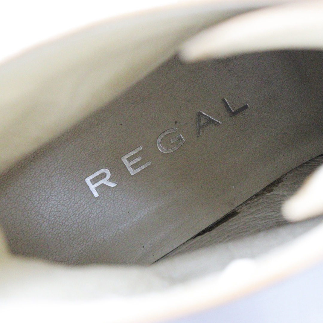 REGAL(リーガル)のリーガル REGAL ウイングチップ メダリオン ミドルカット ブーツ 22cm/ブラウン レザー 皮革 カントリー 【2400013734950】 レディースの靴/シューズ(ブーツ)の商品写真