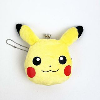 ポケモン - ポケットモンスター　ポケモン ピカチュウ ミニがまぐち　キーホルダー 小物入れ　イエロー