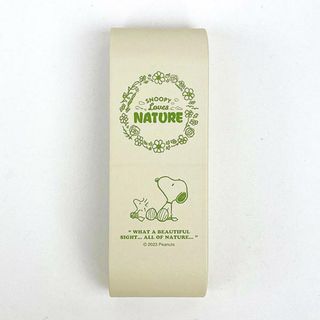 スヌーピー(SNOOPY)のスヌーピー ペンケース ベージュ Loves NATURE 眼鏡ケース SNOOPY(ペンケース/筆箱)