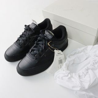 試着 美品 メゾンマルジェラ リーボック Maison Margiela Reebok  Memory Of メモリーオブ シューズ 25cm/ブラック MM6【2400013724296】(スニーカー)