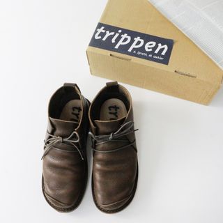 トリッペン(trippen)のトリッペン trippen Space スペース レースアップ シューズ 39(24.5-25.0cm)/カーキブラウン【2400013724272】(ブーツ)