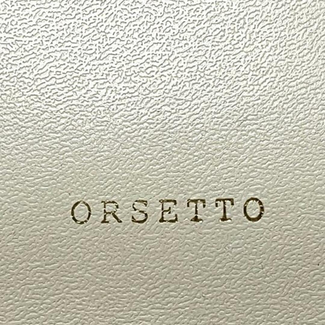 ORSETTO(オルセット) 携帯電話ケース - アイボリー スマートフォンケース/チェーンショルダー/スマートフォンポシェット レザー スマホ/家電/カメラのスマホアクセサリー(モバイルケース/カバー)の商品写真