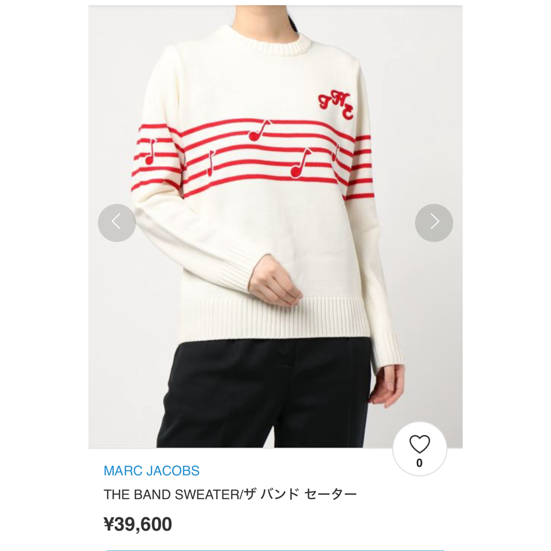 MARC JACOBS THE BAND SWEATER/ザ バンド セーター | フリマアプリ ラクマ
