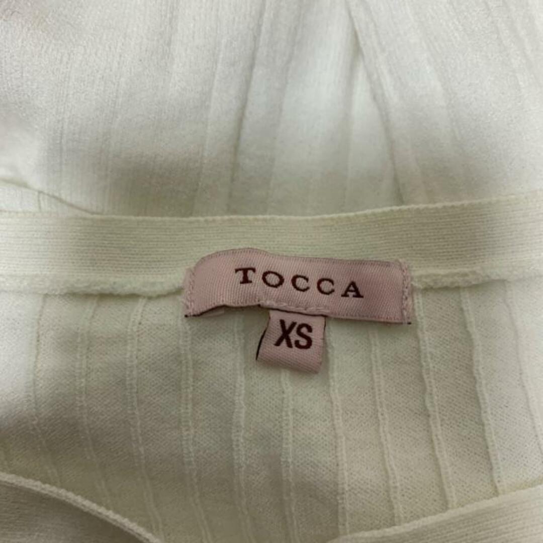 TOCCA(トッカ)のTOCCA(トッカ) カーディガン サイズXS レディース美品  - 白 長袖 レディースのトップス(カーディガン)の商品写真