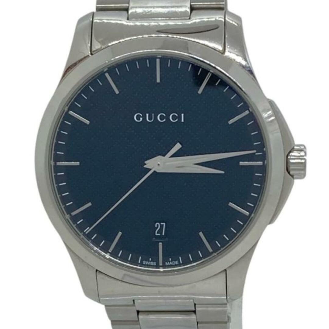 GUCCI(グッチ) 腕時計 Gタイムレス 126.4 メンズ 黒