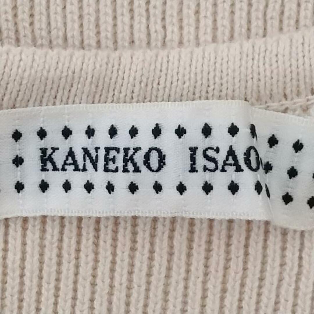 KANEKO ISAO(カネコイサオ)のKANEKO ISAO(カネコイサオ) 長袖セーター レディース美品  - ベージュ クルーネック/レース レディースのトップス(ニット/セーター)の商品写真