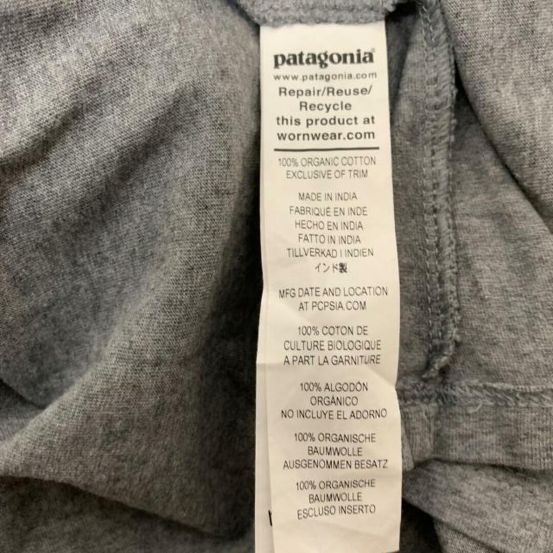 patagonia(パタゴニア)のPatagonia(パタゴニア) 半袖Tシャツ サイズS ユニセックス美品  - グレー クルーネック レディースのトップス(Tシャツ(半袖/袖なし))の商品写真