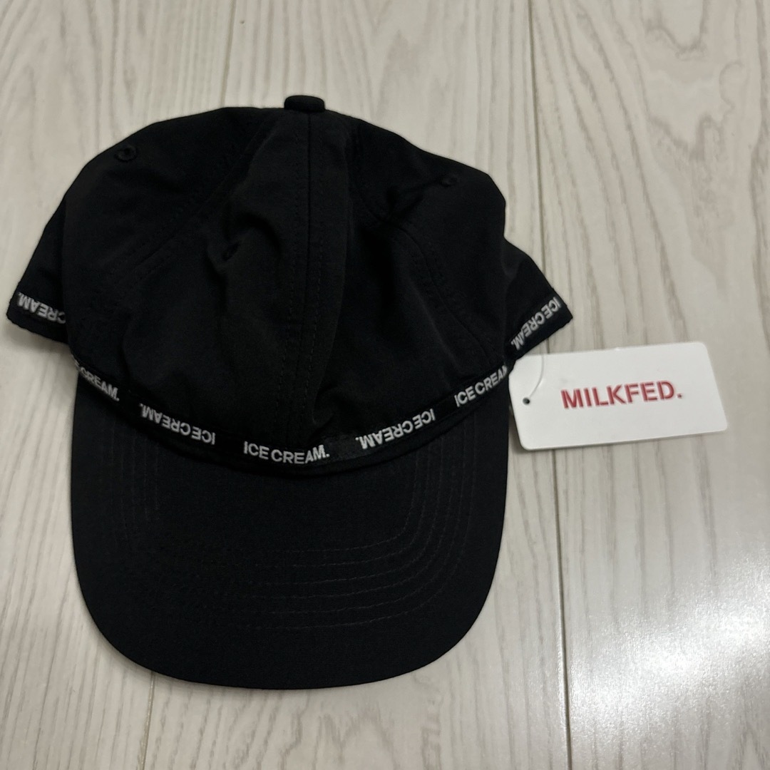 MILKFED.(ミルクフェド)の未使用●Tommy february6×MILKFED.コラボ キャップ 黒 レディースの帽子(キャップ)の商品写真