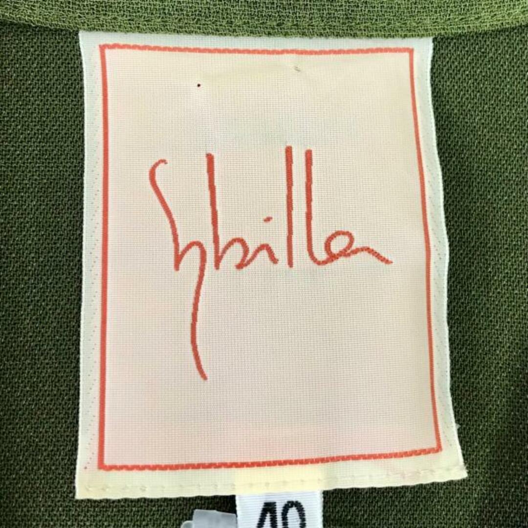 Sybilla(シビラ)のSybilla(シビラ) ジャケット サイズ40 XL レディース - グリーン 七分袖/春/秋 レディースのジャケット/アウター(その他)の商品写真