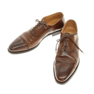 クロケットアンドジョーンズ(Crockett&Jones)の【中古】クロケットアンドジョーンズ CROCKETT&JONES MALTON セミブローグ ドレスシューズ ブラウン【サイズ10 E】【メンズ】(ドレス/ビジネス)