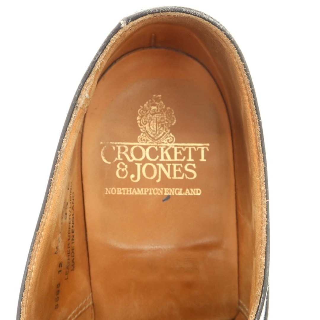 Crockett&Jones(クロケットアンドジョーンズ)の【中古】クロケットアンドジョーンズ CROCKETT&JONES MALTON セミブローグ ドレスシューズ ブラック【サイズ9 1/2 E】【メンズ】 メンズの靴/シューズ(ドレス/ビジネス)の商品写真