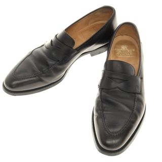 クロケットアンドジョーンズ(Crockett&Jones)の【中古】クロケットアンドジョーンズ CROCKETT&JONES SYDNEY コインローファー ブラック【サイズ10 E】【メンズ】(ドレス/ビジネス)