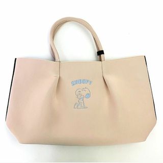 スヌーピー(SNOOPY)のスヌーピー トートバッグ ヘウリー PEANUTS ピンク  ルートート(トートバッグ)