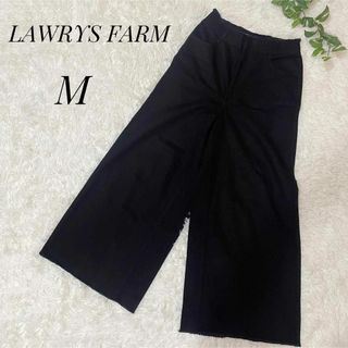 ローリーズファーム(LOWRYS FARM)のLAWRYS FARM レディース　ワイドパンツ　カジュアルパンツ　黒　M(カジュアルパンツ)