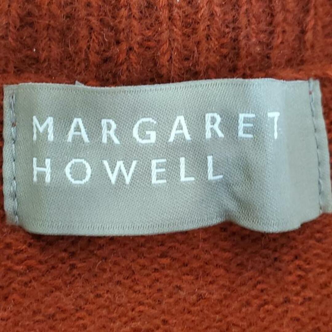 MARGARET HOWELL(マーガレットハウエル)のMargaretHowell(マーガレットハウエル) 長袖セーター サイズII M レディース - レッド タートルネック レディースのトップス(ニット/セーター)の商品写真