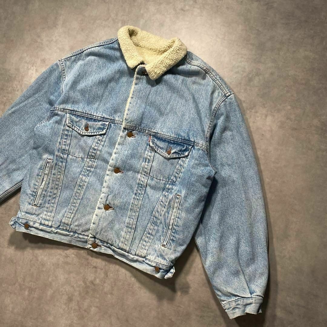 DIESEL(ディーゼル)のウワン様まとめ買い用　ディーゼル ボアデニムジャケット 90s イタリア製 メンズのジャケット/アウター(Gジャン/デニムジャケット)の商品写真