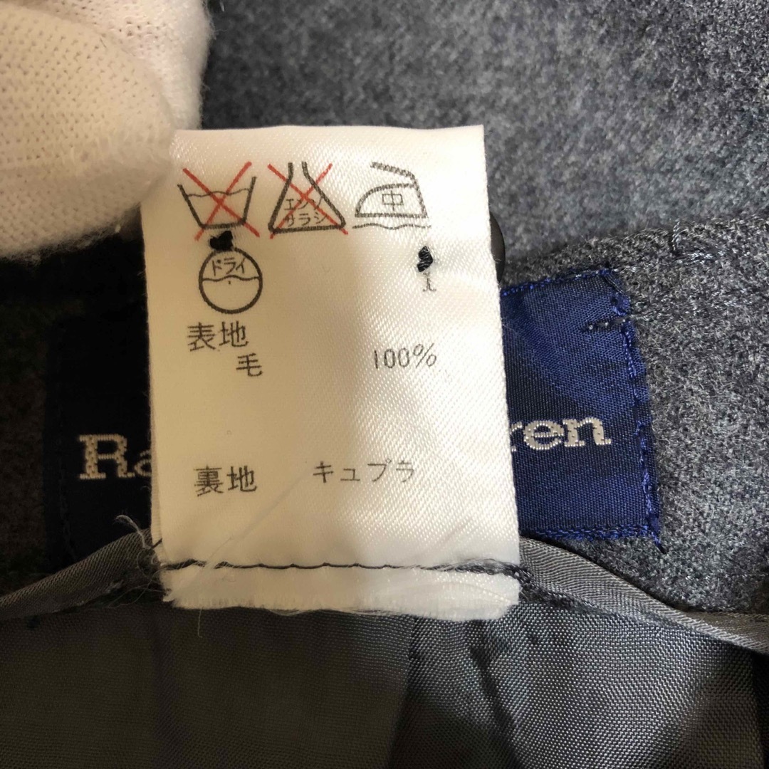 Ralph Lauren(ラルフローレン)の【Ralph Lauren】ひざ下丈　巻きスカート　ラップスカート　グレー　L レディースのスカート(ひざ丈スカート)の商品写真