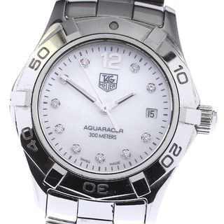 タグホイヤー(TAG Heuer)のタグホイヤー TAG HEUER WAF1415 アクアレーサー 10Pダイヤ デイト クォーツ レディース _802172(腕時計)