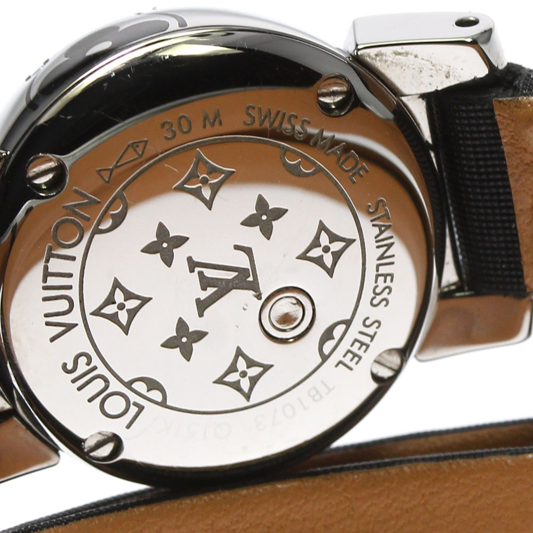 LOUIS VUITTON(ルイヴィトン)のルイ・ヴィトン LOUIS VUITTON Q151K タンブールビジュ ダイヤ クォーツ レディース 良品 箱付き_801927 レディースのファッション小物(腕時計)の商品写真