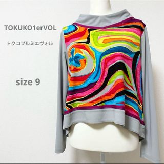 トクコプルミエヴォル(TOKUKO 1er VOL)のTOKUKO1erVOLトクコプルミエヴォル ストレッチカットソー ジャージー(シャツ/ブラウス(長袖/七分))