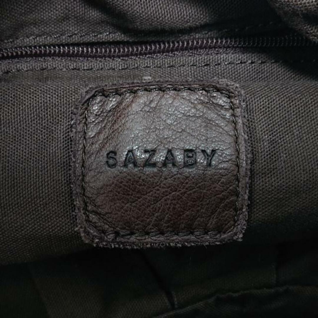 SAZABY(サザビー)のSAZABY(サザビー) ハンドバッグ - ブラウン 編み込み レザー レディースのバッグ(ハンドバッグ)の商品写真