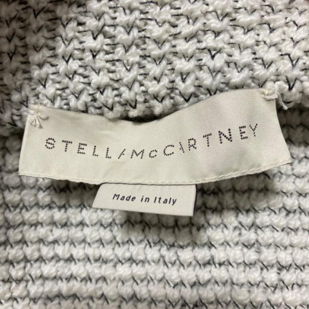 Stella McCartney(ステラマッカートニー)のstellamccartney(ステラマッカートニー) 長袖セーター サイズ40 L レディース - アイボリー×黒 タートルネック/変形デザイン レディースのトップス(ニット/セーター)の商品写真