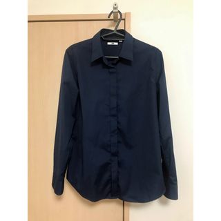 ユニクロ(UNIQLO)のUNIQLO フライフロントシャツ(シャツ/ブラウス(長袖/七分))