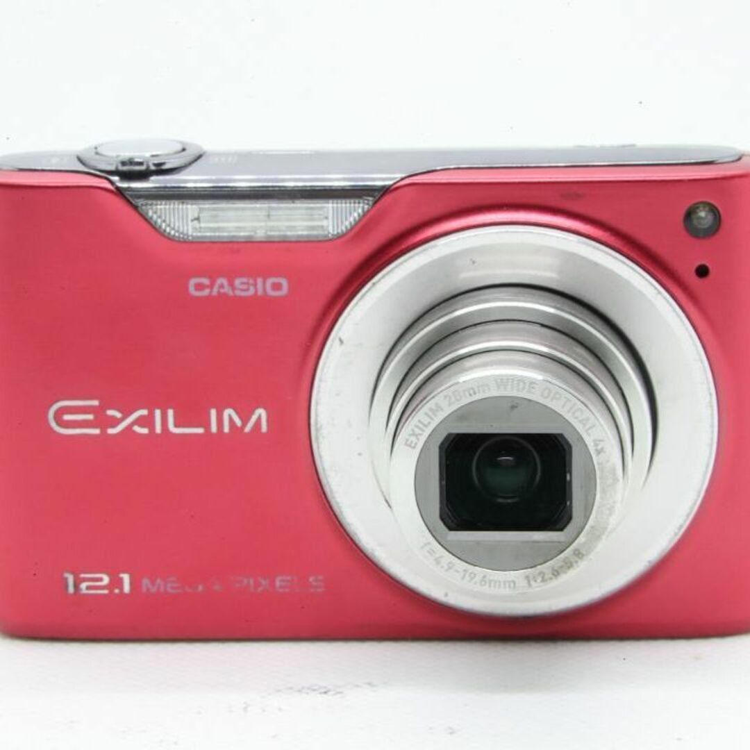 【A2361】 CASIO EXILIM EX-Z450 レッド カシオ スマホ/家電/カメラのカメラ(コンパクトデジタルカメラ)の商品写真