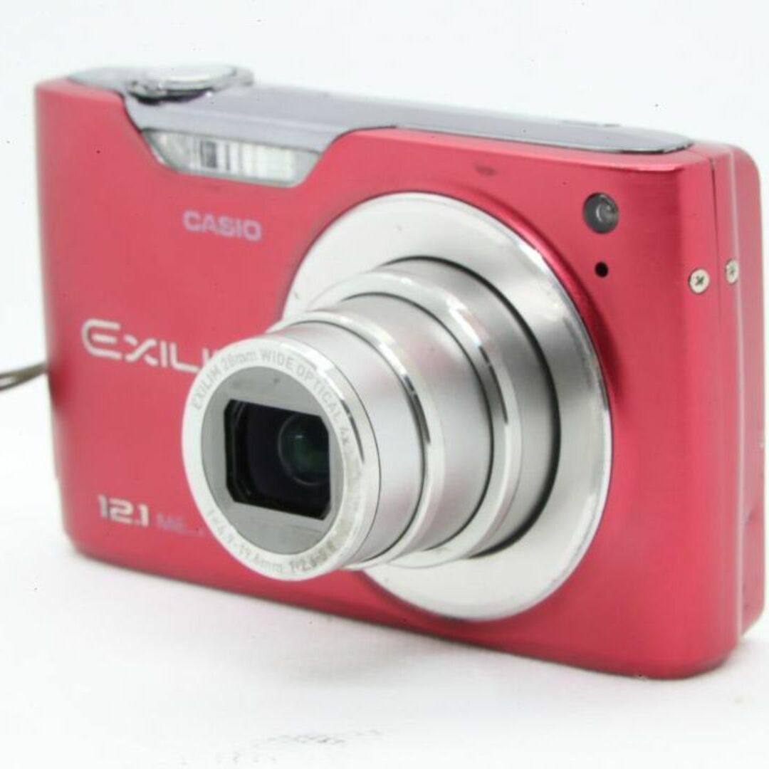 【A2361】 CASIO EXILIM EX-Z450 レッド カシオ スマホ/家電/カメラのカメラ(コンパクトデジタルカメラ)の商品写真