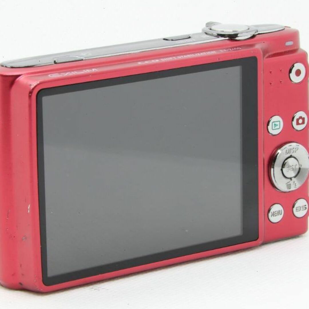 【A2361】 CASIO EXILIM EX-Z450 レッド カシオ スマホ/家電/カメラのカメラ(コンパクトデジタルカメラ)の商品写真