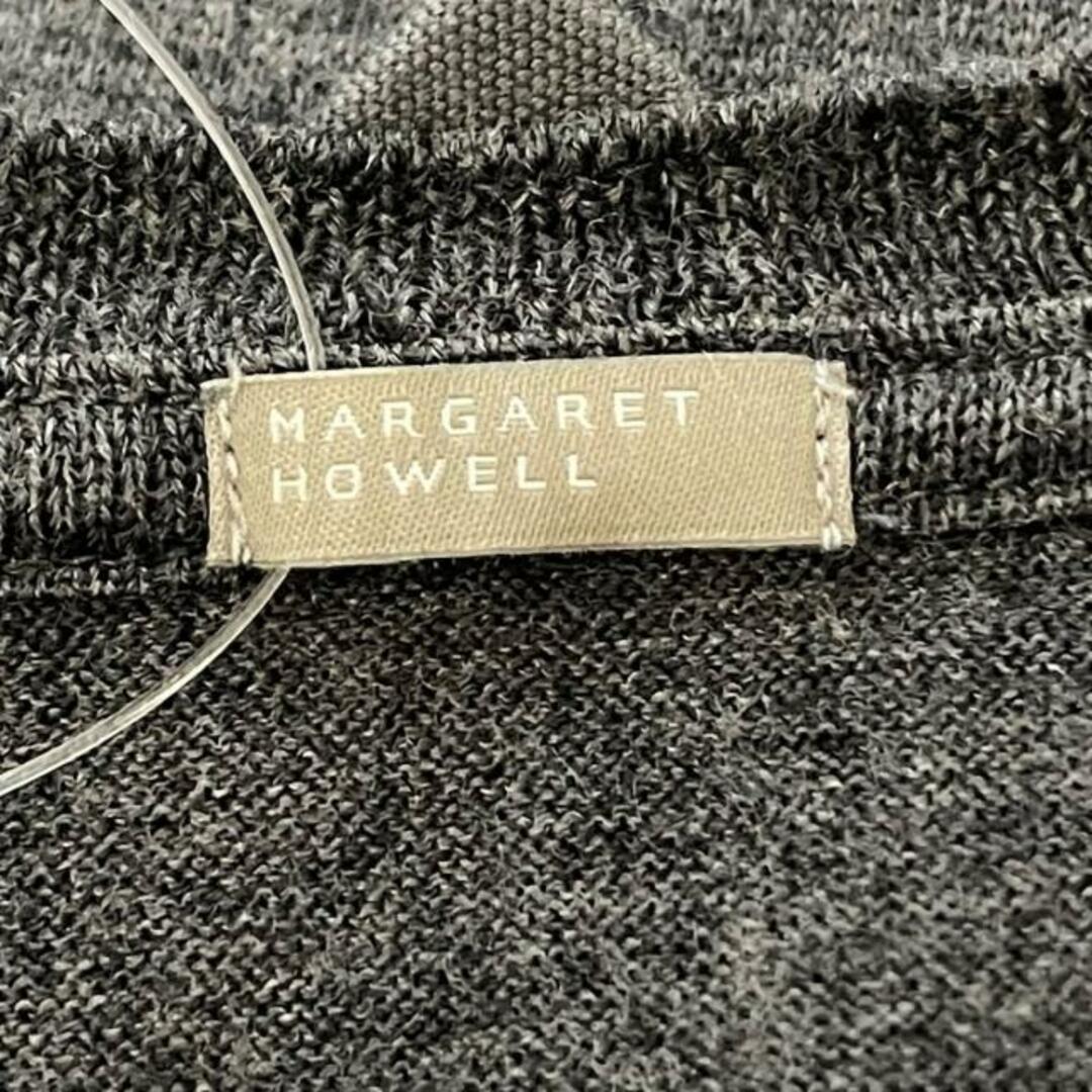 MARGARET HOWELL(マーガレットハウエル)のMargaretHowell(マーガレットハウエル) 長袖カットソー サイズF レディース美品  - ダークグレー レディースのトップス(カットソー(長袖/七分))の商品写真