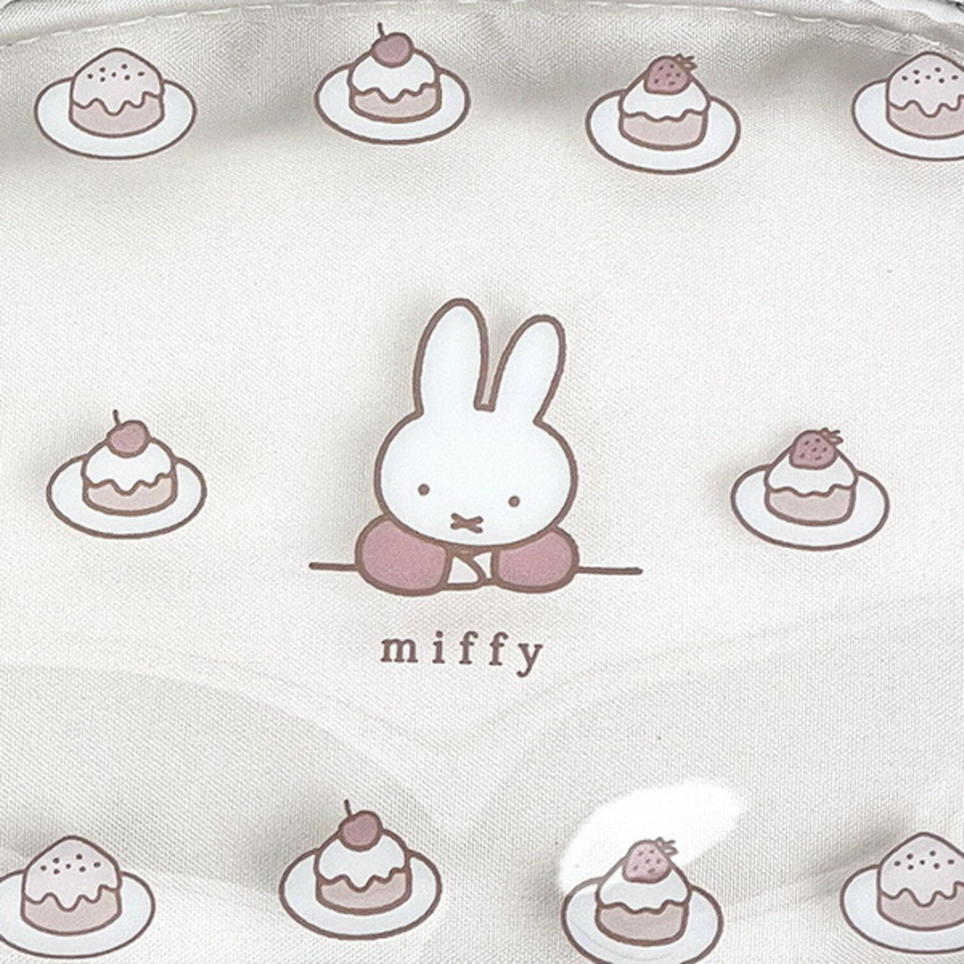 miffy(ミッフィー)のミッフィー ティッシュポーチ ケーキ おいしい物シリーズ ピンク 小物入れ 化粧品入れ レディースのバッグ(ボディバッグ/ウエストポーチ)の商品写真