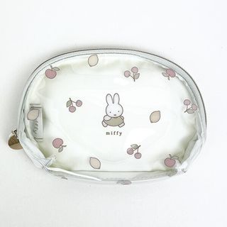 ミッフィー(miffy)のミッフィー ティッシュポーチ フルーツ おいしい物シリーズ イエロー 小物入れ 化粧品入れ(ボディバッグ/ウエストポーチ)