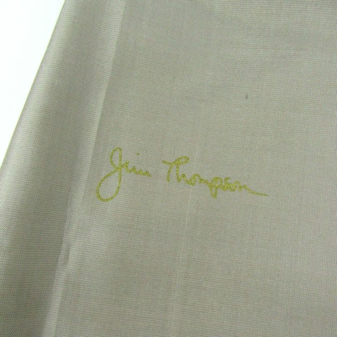 Jim Thompson(ジムトンプソン)のジムトンプソン スカーフ ゾウ柄 シルク100％ タイ製 ブランド 小物 レディース グレージュ JIM THOMPSON レディースのファッション小物(バンダナ/スカーフ)の商品写真