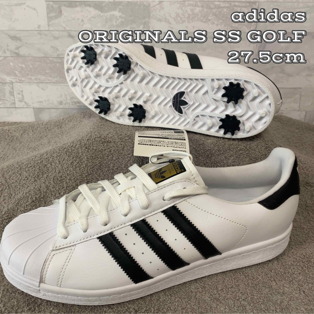 Originals（adidas）(オリジナルス)の★新品未使用★ アディダス オリジナルス SS ゴルフ スーパースター スポーツ/アウトドアのゴルフ(シューズ)の商品写真