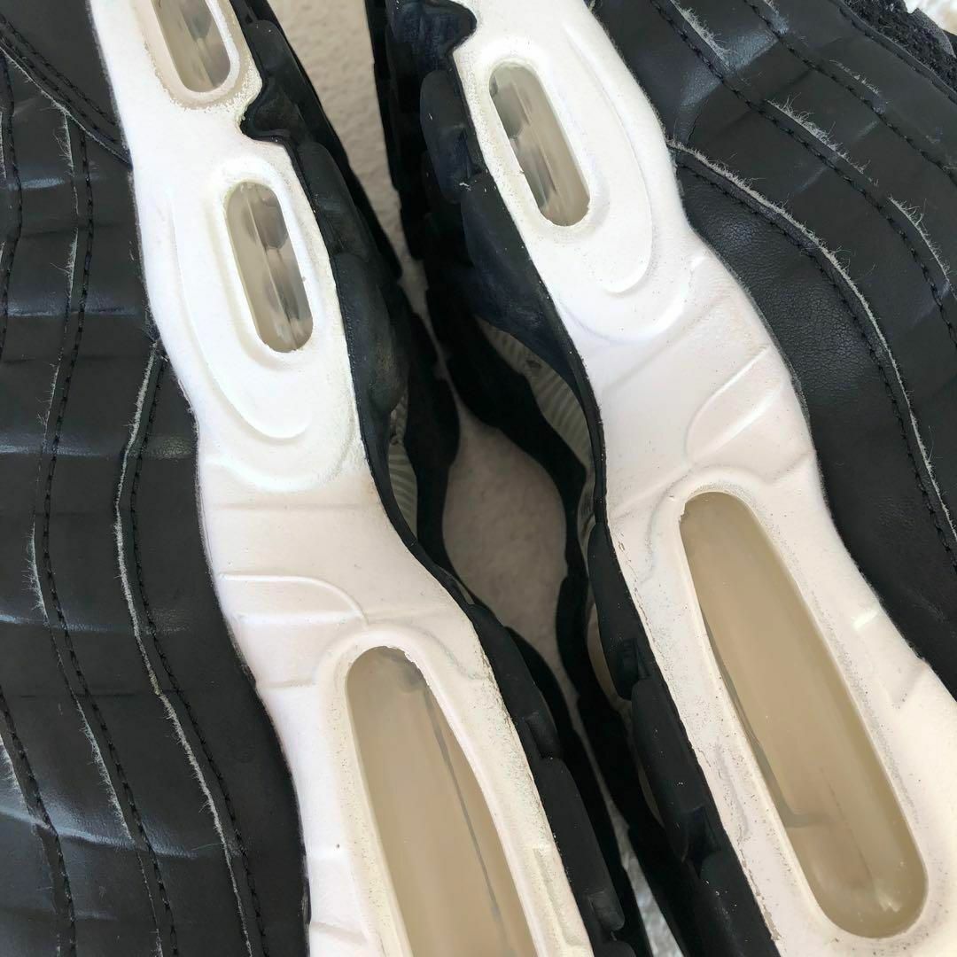 NIKE(ナイキ)の【状態良好】NIKE W AIR MAX 95 エアマックス 24.5cm 黒 レディースの靴/シューズ(スニーカー)の商品写真