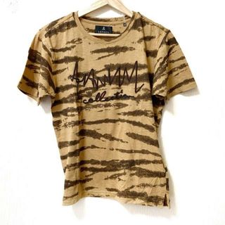 ランバンコレクション(LANVIN COLLECTION)のLANVIN COLLECTION(ランバンコレクション) 半袖Tシャツ サイズM メンズ - ブラウン×ダークブラウン(Tシャツ/カットソー(半袖/袖なし))