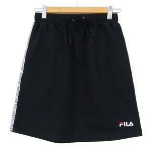 フィラ(FILA)のフィラ スカート スウェット スエット ロゴライン スポーツウエア レディース Fサイズ ブラック FILA(その他)