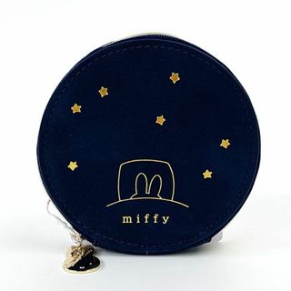 ミッフィー(miffy)のミッフィー コインケース NV ネイビー おやすみシリーズ miffy 小銭入れ 財布(コインケース)