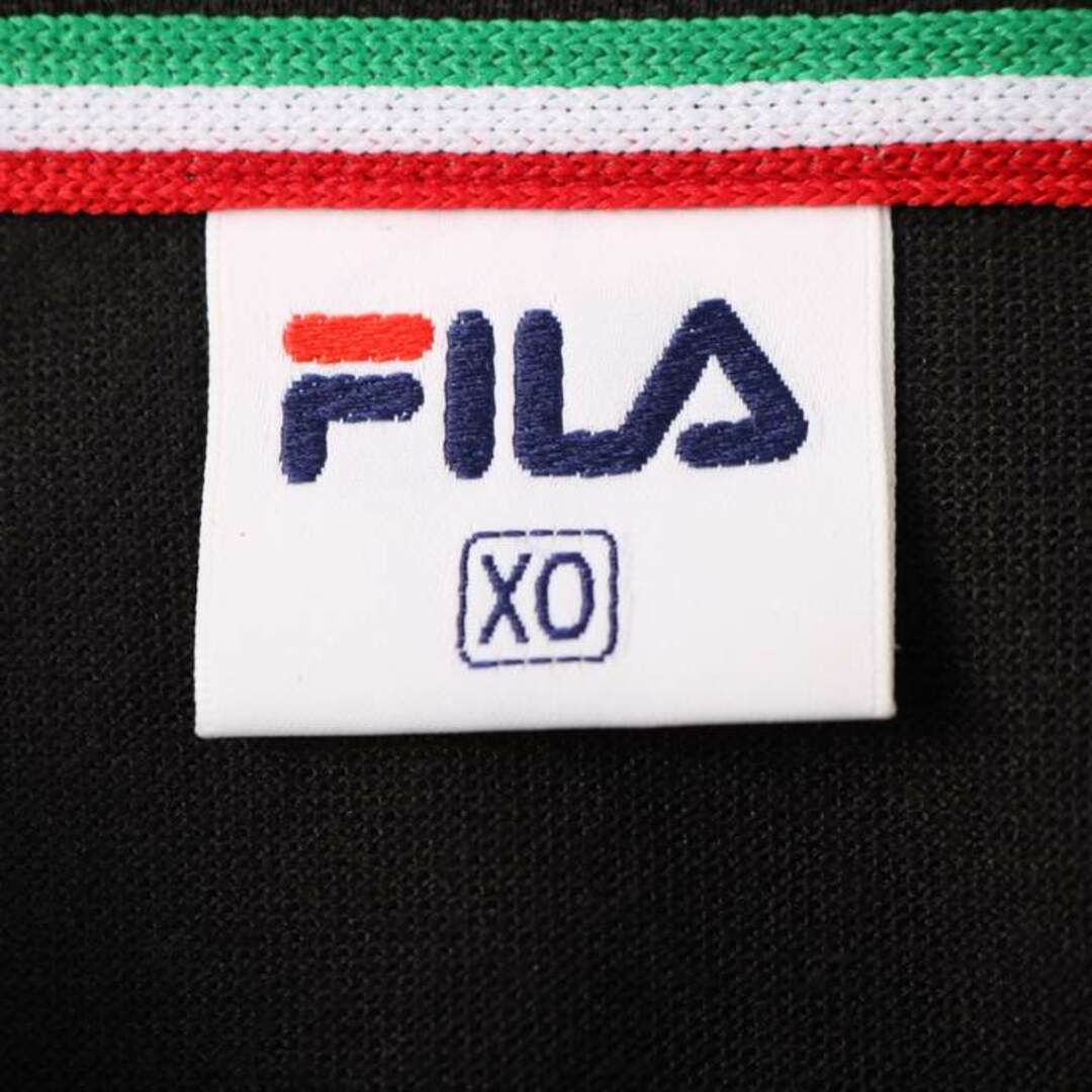 FILA(フィラ)のフィラ 半袖ポロシャツ ゴルフウエア 大きいサイズ メンズ XOサイズ ブラック FILA メンズのトップス(ポロシャツ)の商品写真