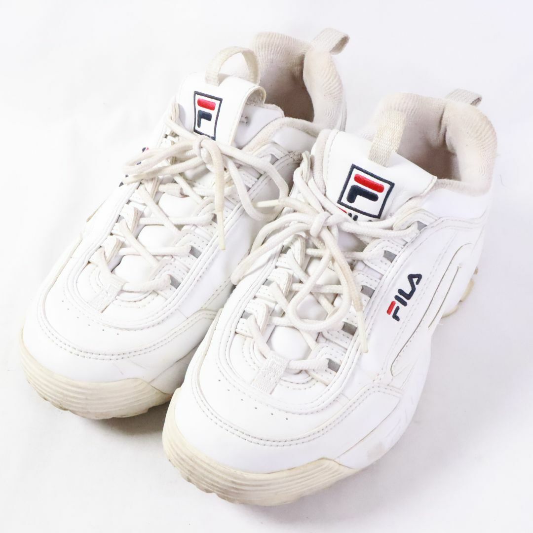 FILA(フィラ)のFILA フィラ 厚底 ディスラプター スニーカー　白　24.0 レディースの靴/シューズ(スニーカー)の商品写真