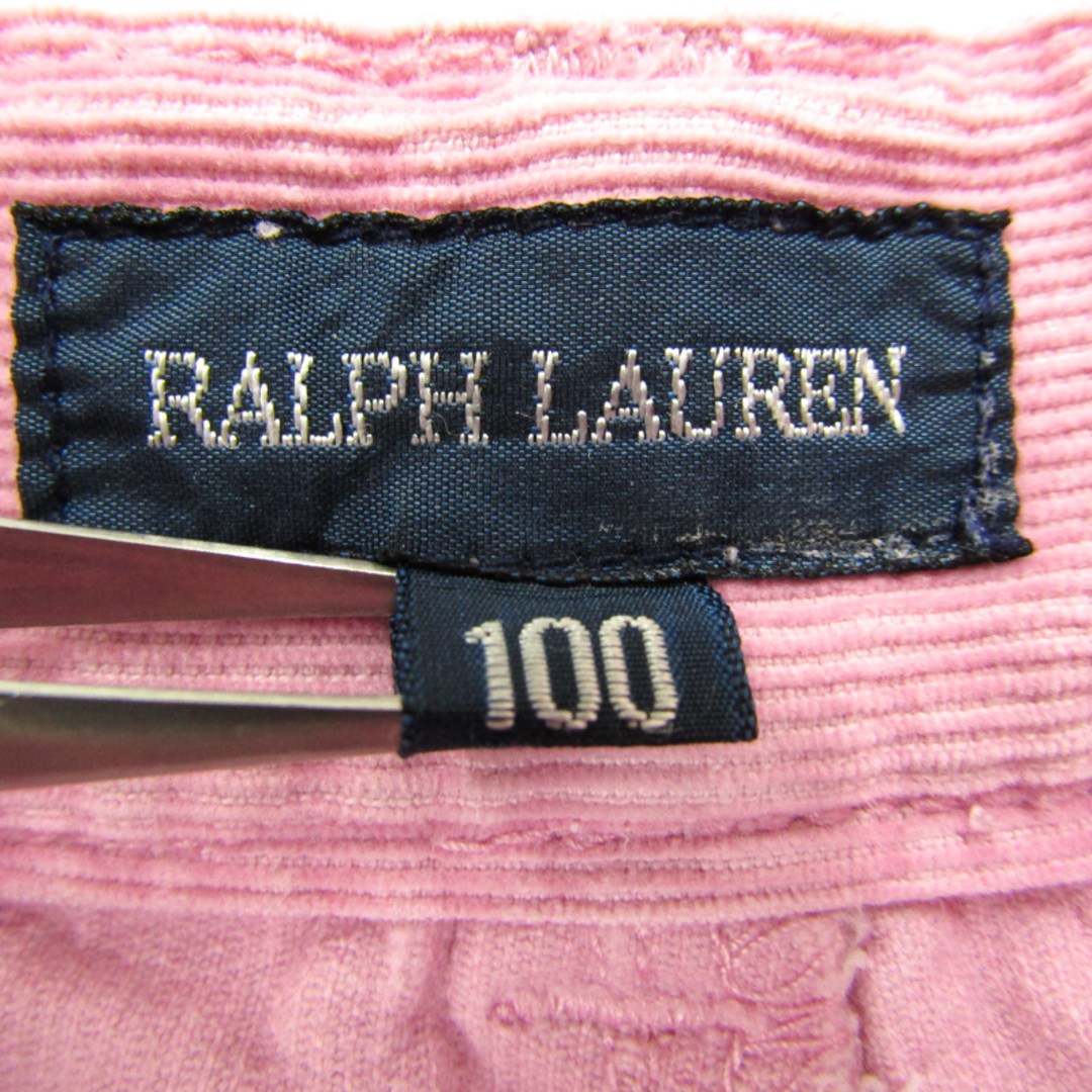 Ralph Lauren(ラルフローレン)のラルフローレン フリルスカート コーデュロイ インナーパンツ付き キッズ 女の子用 100サイズ ピンク RALPH LAUREN キッズ/ベビー/マタニティのキッズ服女の子用(90cm~)(スカート)の商品写真