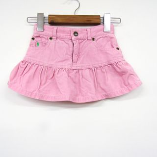 ラルフローレン(Ralph Lauren)のラルフローレン フリルスカート コーデュロイ インナーパンツ付き キッズ 女の子用 100サイズ ピンク RALPH LAUREN(スカート)