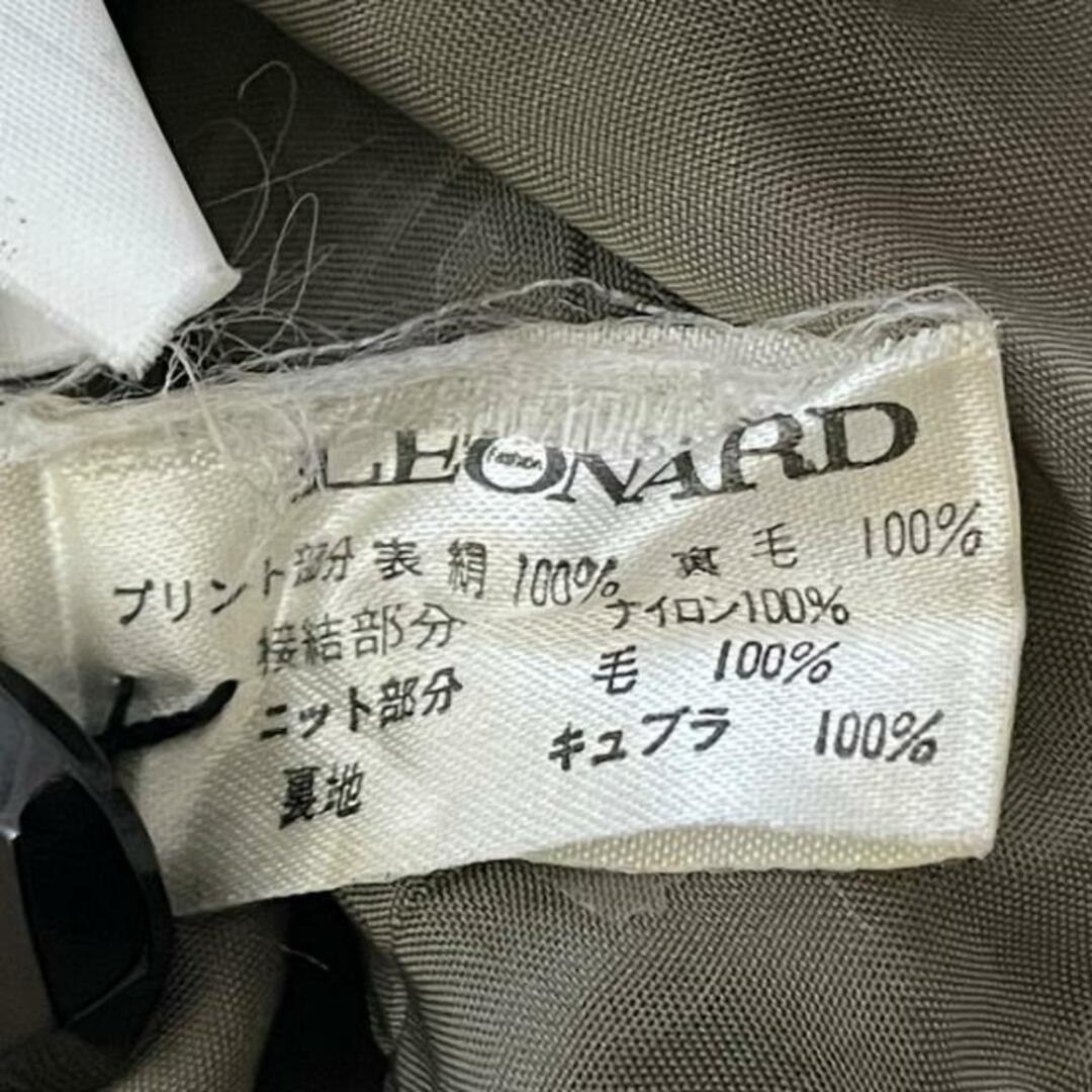 LEONARD(レオナール)のLEONARD(レオナール) カーディガン サイズ11R レディース美品  - 黒×ピンク×マルチ 長袖/花柄 レディースのトップス(カーディガン)の商品写真