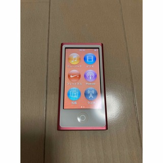 アイポッド(iPod)の◆極美品◆Apple iPod nano◆第7世代◆16GB◆MD475J/A(ポータブルプレーヤー)