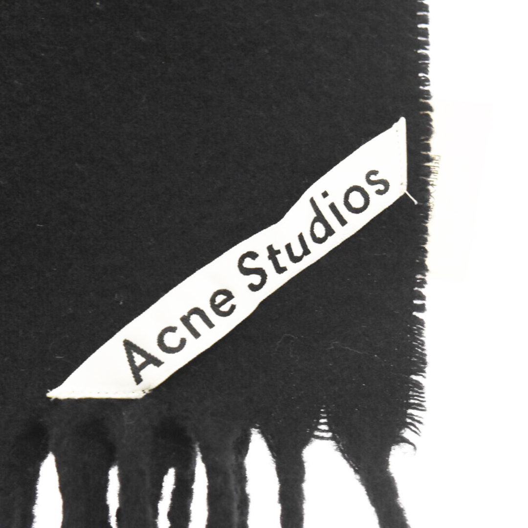 Acne Studios(アクネストゥディオズ)のAcne Studios アクネ ストゥディオズ 大判マフラー ウール ブラック 200cm×70cm メンズのファッション小物(マフラー)の商品写真