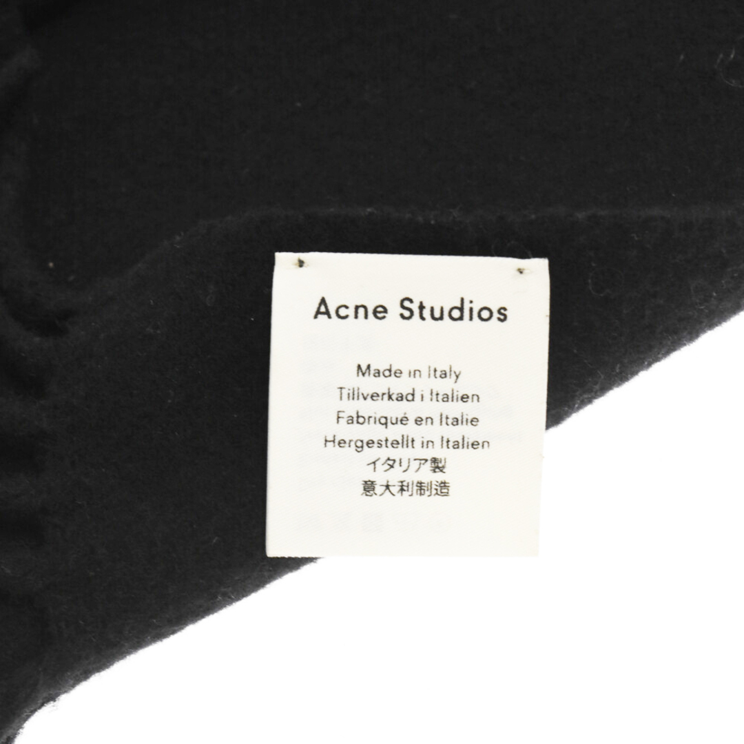 Acne Studios(アクネストゥディオズ)のAcne Studios アクネ ストゥディオズ 大判マフラー ウール ブラック 200cm×70cm メンズのファッション小物(マフラー)の商品写真